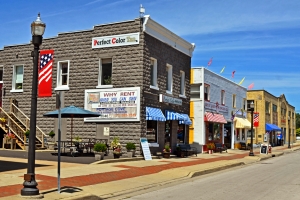 Street Scene From Port Clinton, Ohio (Population 6.047)