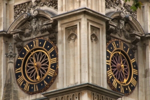 Westminster Abbey Clock in London