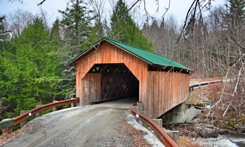Under The Covered Bridge – Friday’s Daily Jigsaw Puzzle
