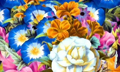 New Painted Flowers – Sunday’s Artistic Daily Jigsaw Puzzle