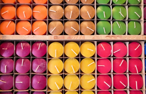 Colorful Candles – Wednesday’s Not Too Tough Jigsaw Puzzle