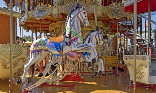 Ride The Carousel – Tuesday’s Free Daily Jigsaw Puzzle