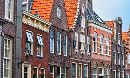 Friday’s Architectural Daily Jigsaw Puzzle – Old Dutch Houses