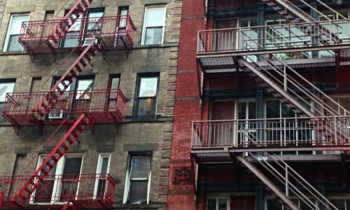 Fire Escapes – Tuesday’s City Side Daily Jigsaw Puzzle