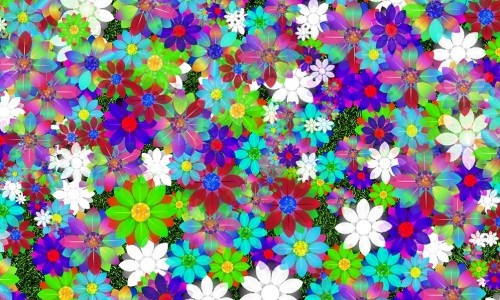 Tons Of Flowers – Thursday’s Not Wintertime Daily Jigsaw Puzzle