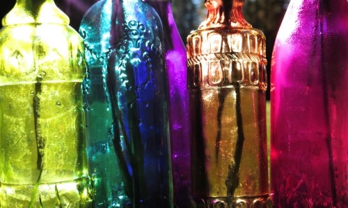 Glass Bottles – Monday’s Colorful Daily Jigsaw Puzzle