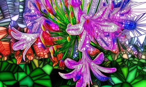 Fractured Flowers V2 – Sunday’s Daily Jigsaw Puzzle