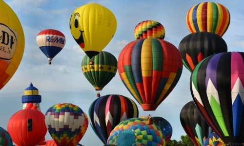 Balloons – Sunday’s Up High Daily Jigsaw Puzzle