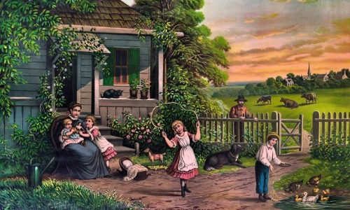 Countryside Home – Sunday’s Daily Jigsaw Puzzle