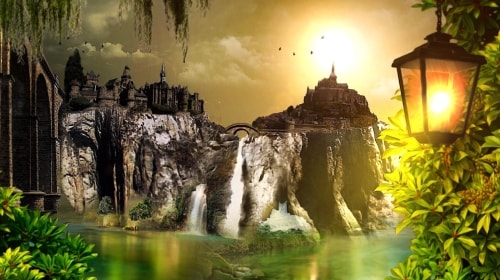 Light Castle: Tuesday’s Fantasy Free Daily Jigsaw Puzzle