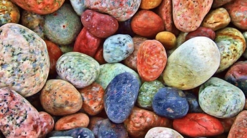 Colorful Stones – Tuesday’s Rocky Daily Jigsaw Puzzle