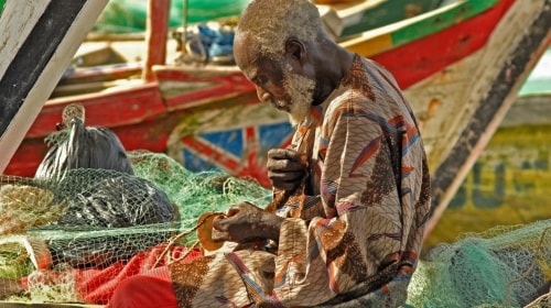 Ghana Fisherman – Sunday’s Free Daily Jigsaw Puzzle
