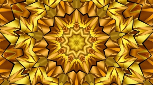 Abstract Gold – Wednesday’s Tough Daily Jigsaw Puzzle
