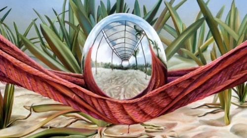 Silver Reflecting Egg – Monday’s Daily Jigsaw Puzzle