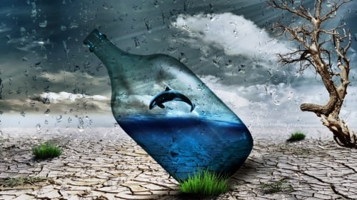 Wednesday’s Artistic Free Daily Jigsaw Puzzle: Ocean In A Bottle