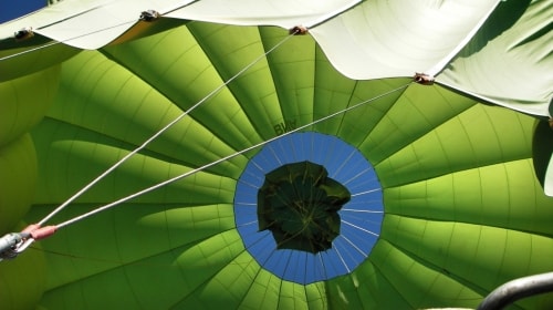 Hot Air Balloon – Wednesday’s Green Powered Daily Jigsaw Puzzle