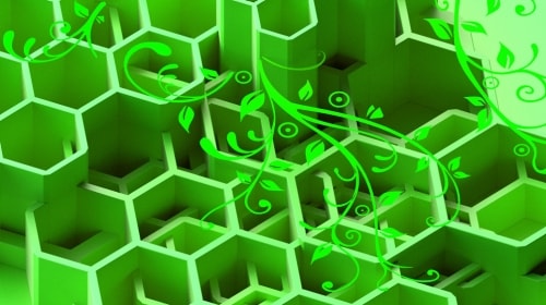 Green Honeycomb – Saturday’s Free Daily Jigsaw Puzzle