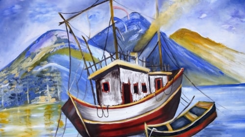The Boat – Sunday’s Tranquil Free Daily Jigsaw Puzzle