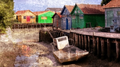 Old Harbor – Tuesday’s Illustrated Jigsaw Puzzle