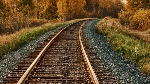 Peaceful Train Tracks