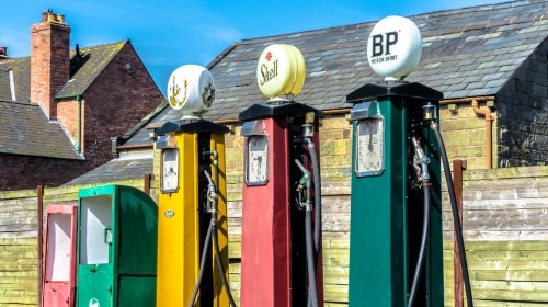 Old Gas Pumps – Friday’s Fill-R-Up Daily Jigsaw Puzzle