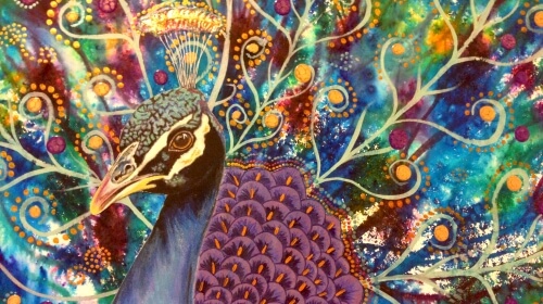 Proud As A Peacock – Monday’s Artistic Daily Jigsaw Puzzle