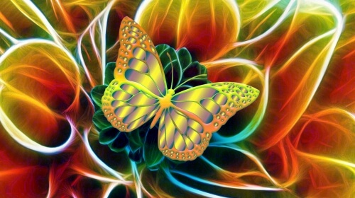 Golden Butterfly – Tuesday’s Daily Jigsaw Puzzle