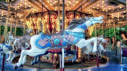 Carousel – Monday’s Different Ride Jigsaw Puzzle