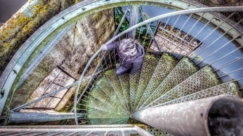 Rusty Stairs – Friday’s Free Daily Jigsaw Puzzle