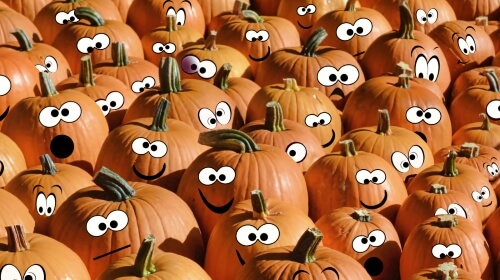 Happy Halloween! Wednesday’s Pumpkin Jigsaw Puzzle