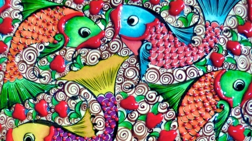 Fishy Artwork – Sunday’s Daily Jigsaw Puzzle