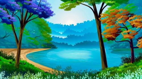 Landscape Illustrated – Monday’s Daily Jigsaw Puzzle
