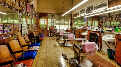 The Old Barbershop – Tuesday’s Nostalgic Jigsaw Puzzle
