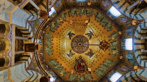 Church Ceiling – Tuesday’s Old Art Jigsaw Puzzle