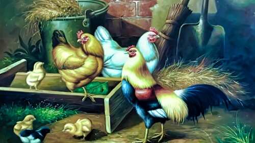Chickens – Monday’s Daily Jigsaw Puzzle