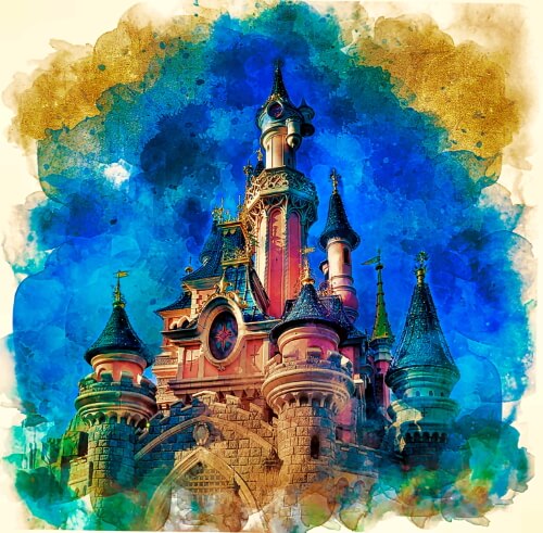 Disneyland Castle – Wednesday’s Daily Jigsaw Puzzle