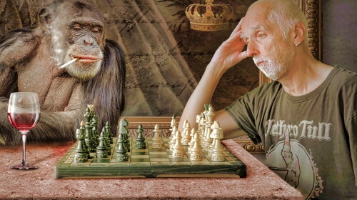Playing Chess – Friday’s Free Daily Jigsaw Puzzle
