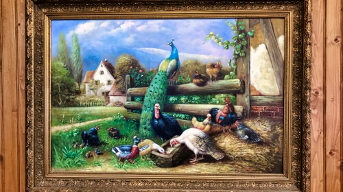 Rancho’s Painting – Sunday’s Daily Jigsaw Puzzle