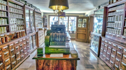 Old Pharmacy – Wednesday’s Daily Jigsaw Puzzle