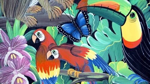 Parrots – Monday’s Free Daily Jigsaw Puzzle