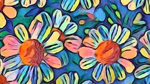 Daisies – Thursday’s Painted Daily Jigsaw Puzzle