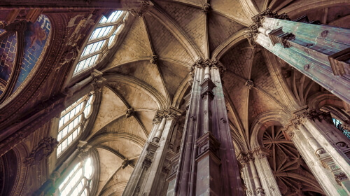 St. Abbey’s Ceiling – Tuesday’s Daily Jigsaw Puzzle
