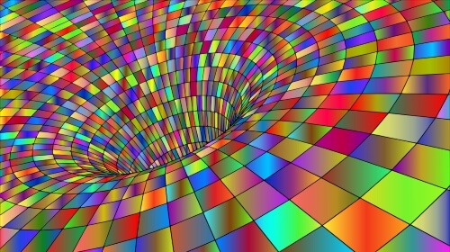 Gravity Hole – Monday’s Colorful Daily Jigsaw Puzzle