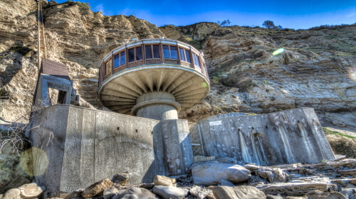 Strange House At The Beach – Friday’s Daily Jigsaw Puzzle