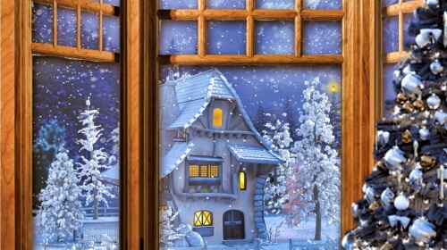 Winter’s Eve – Friday’s Free Daily Jigsaw Puzzle