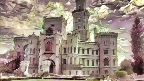 Castle Art – Saturday’s Daily Jigsaw Puzzle