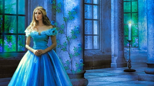 The Blue Princess – Wednesday’s Daily Jigsaw Puzzle