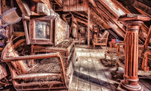 Grandma’s Attic – Thursday’s Daily Jigsaw Puzzle