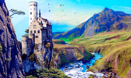 The Tall Castle – Friday’s Free Daily Jigsaw Puzzle