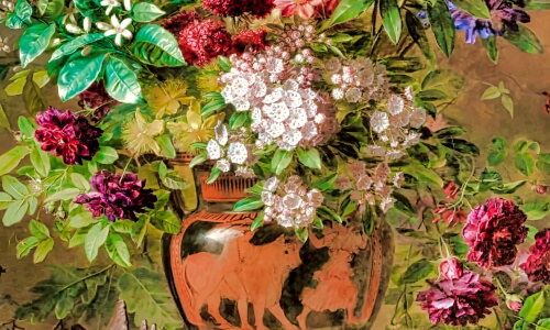 Still Life – Flowers In a Greek Vase